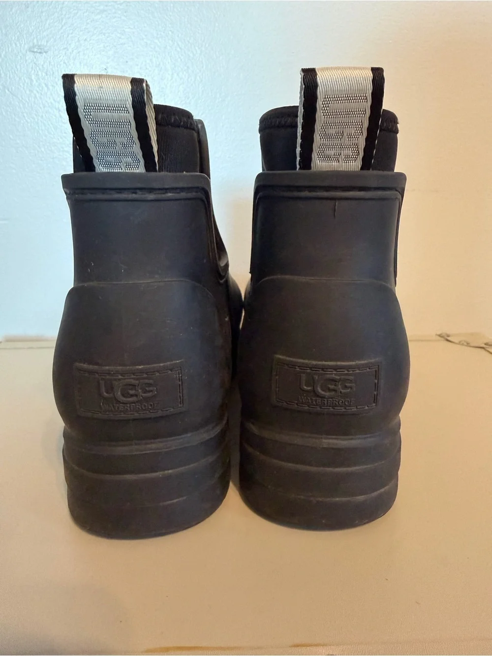 UGG Droplet Waterproof Rain Boots - Women’s Size 9 - Black